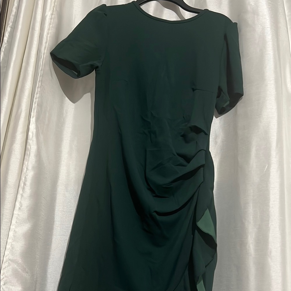 Elegant Dark Green Women's Dress